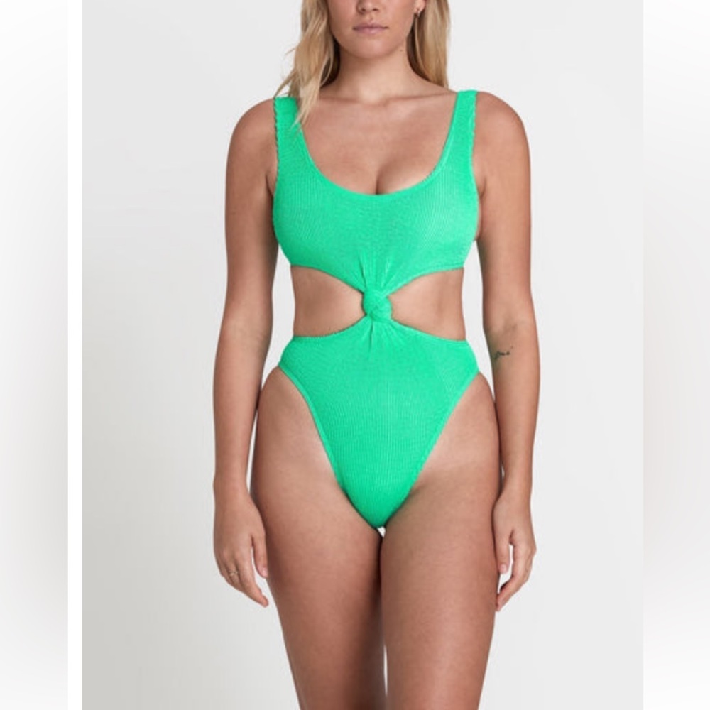 Green Bond-Eye Bathing Suit